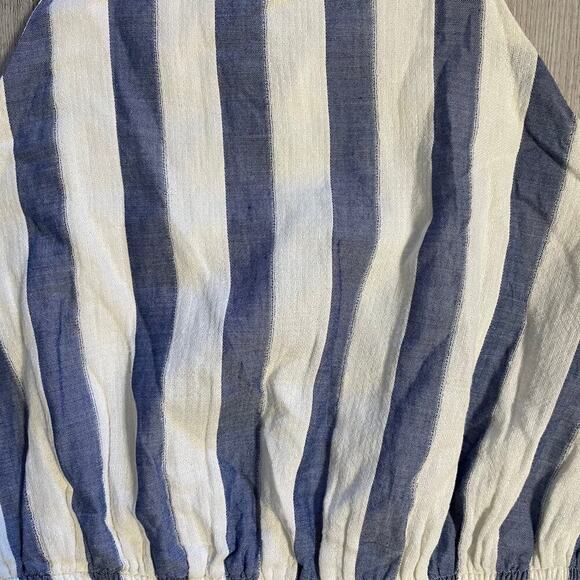 Altar'd State Blue and White Halter Mini Sundress. Size Medium - Picture 11 of 12